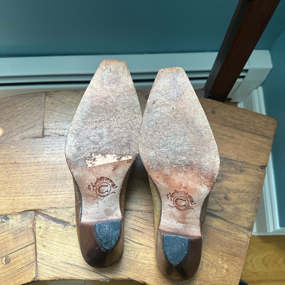 CHARLIE 1 HORSE LEATHER COWBOY
CLOGS   SIZE 7 1/2 - Picture 6 of 8